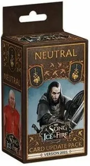 A Song of Ice and Fire House Neutral Card Update Pack Version 2021