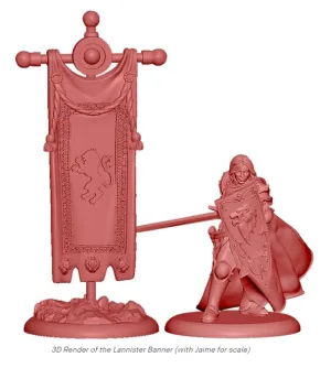 A Song of Ice and Fire Lannister Deluxe Activation Banners