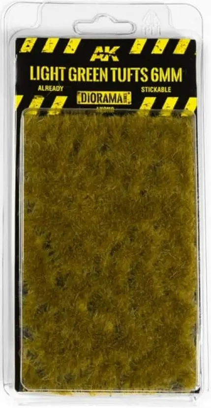 AK Interactive Vegetation - Light Green Tufts 6mm