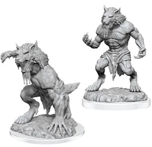 Critical Role Unpainted Miniatures Fey Werewolves