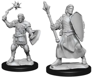 Critical Role Unpainted Miniatures Human Clovis Concord Cleric Male