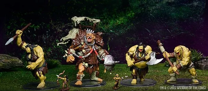 D&D Icons of the Realms Ogre Warband