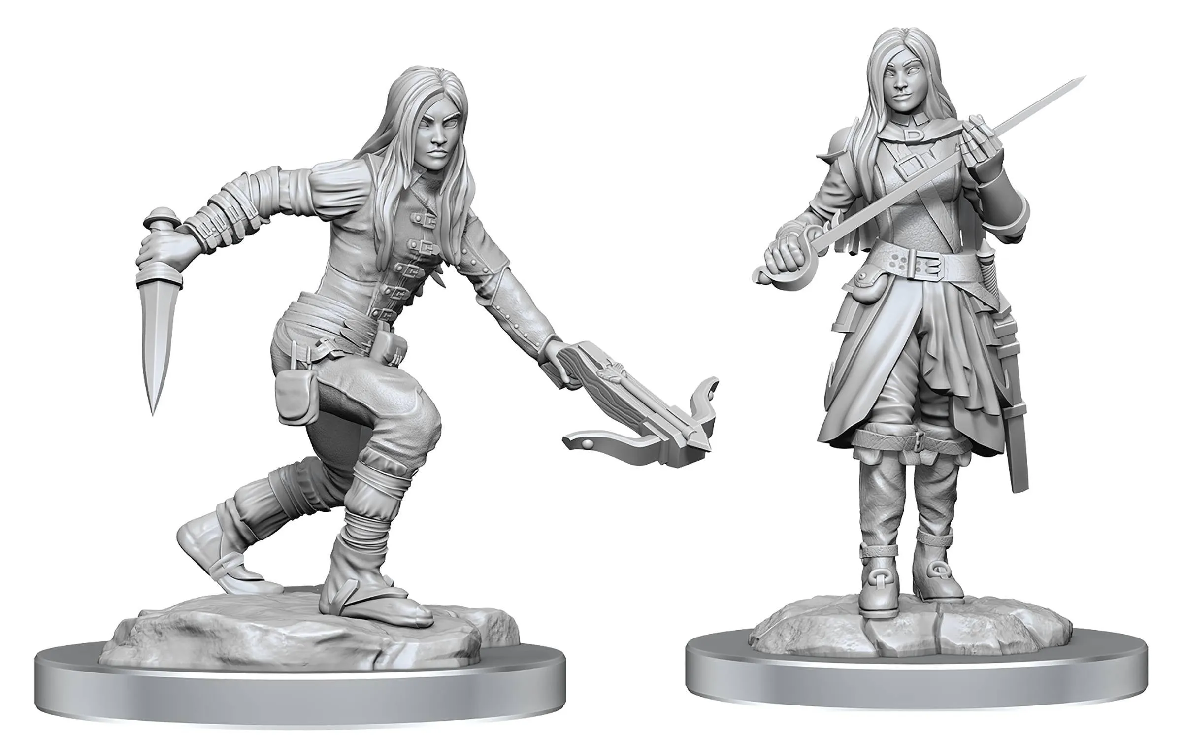 D&D Nolzurs Marvelous Unpainted Miniatures Half-Elf Rogue Female