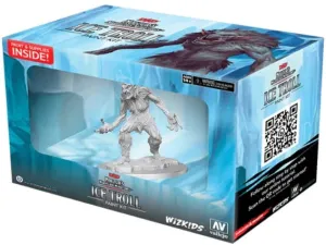 D&D Nolzurs Marvelous Unpainted Miniatures Ice Troll Paint Night Kit