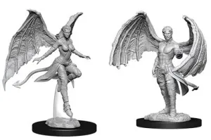 D&D Nolzurs Marvelous Unpainted Miniatures Succubus & Incubus