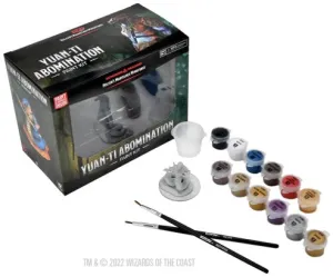 D&D Nolzurs Marvelous Unpainted Miniatures Yuan-ti Paint Night Kit