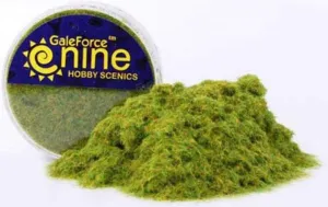 GF9 Hobby Round Green Static Grass