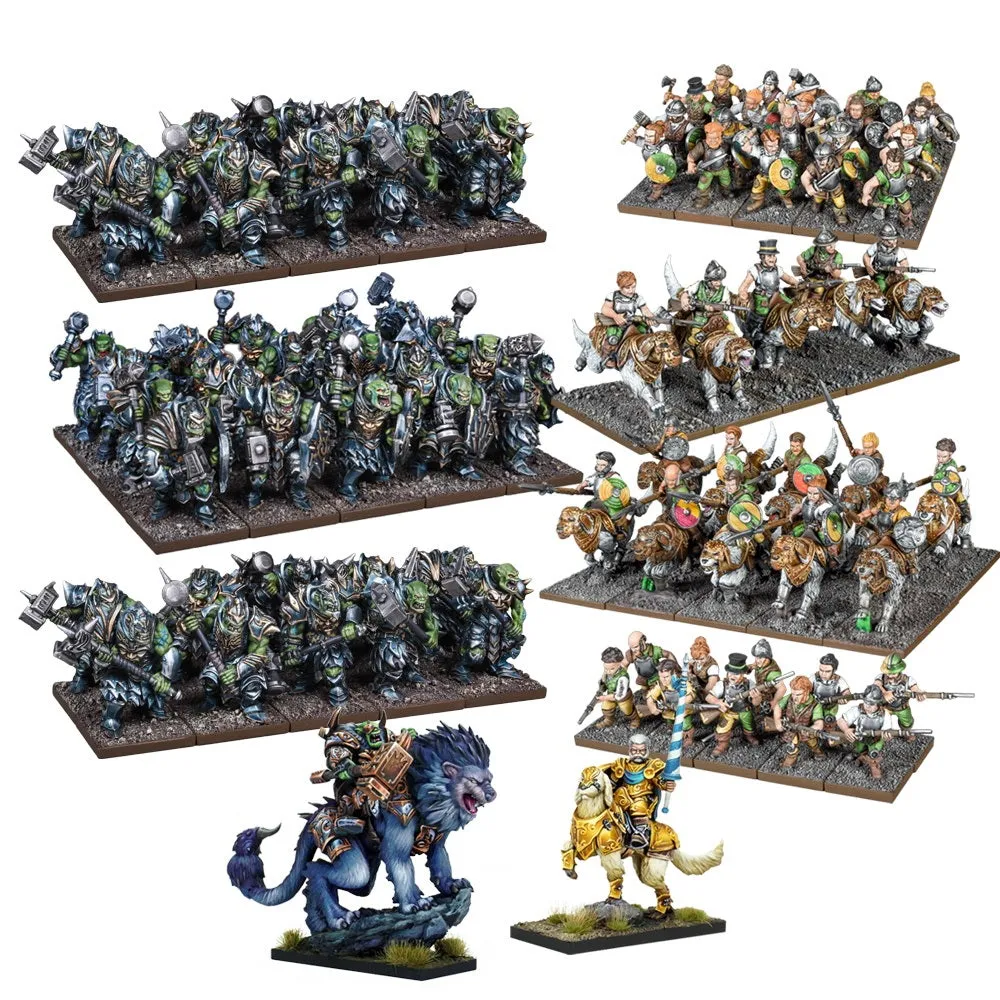Kings of War A Storm in the Shires 2-player set - Updated  with New Gamers Edition Book