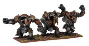 Kings of War - Abyssal Dwarf Lesser Obsidian Golems