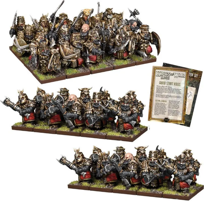 Kings of War Abyssal Dwarfs Ambush Starter Set