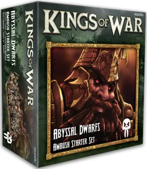 Kings of War Abyssal Dwarfs Ambush Starter Set