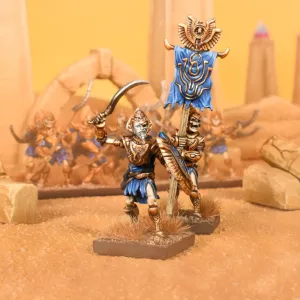 Kings of War Empire of Dust Revenant Champion (or Army Standard Bearer) 2022
