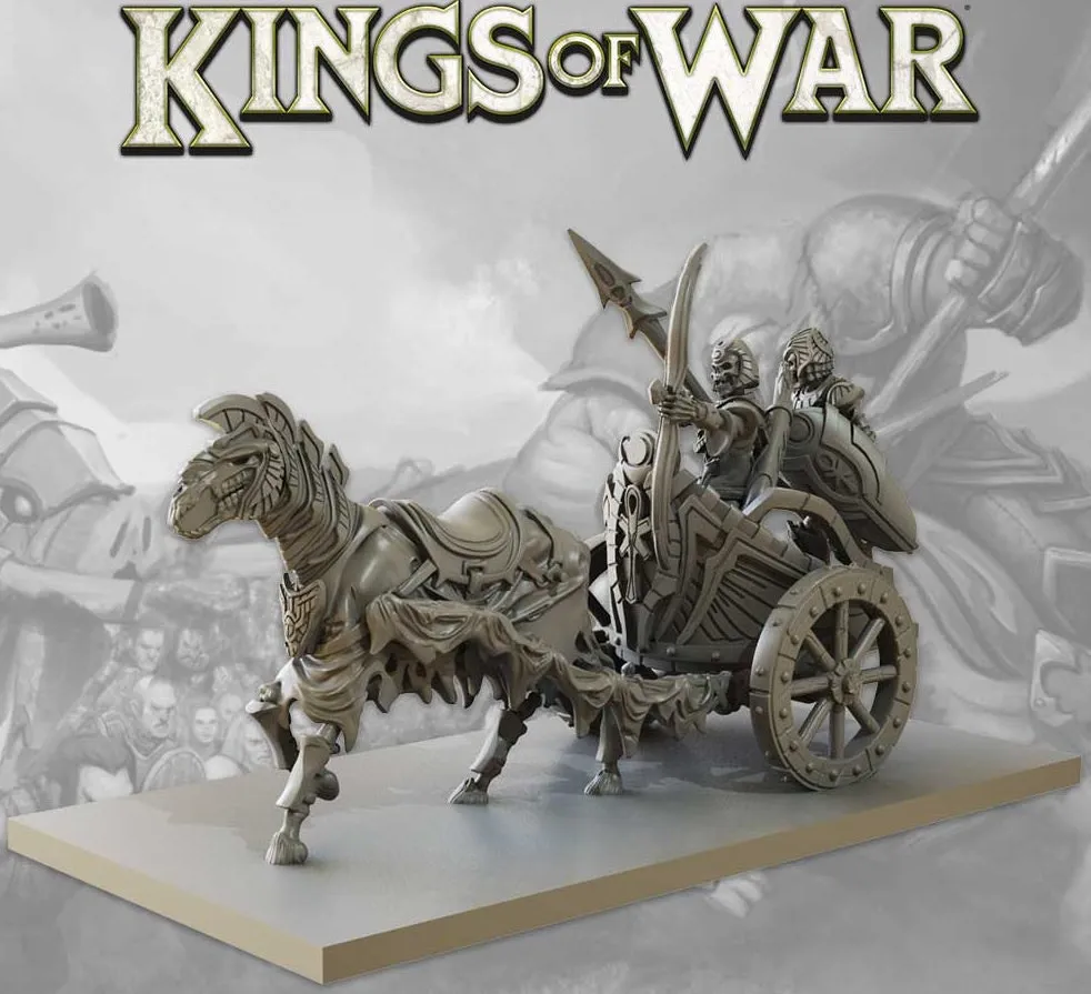Kings of War Empire of Dust Revenant Chariots Regiment
