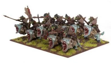 Kings of War - Goblin Fleabag Riders Regiment