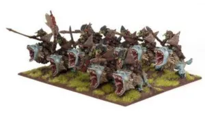 Kings of War - Goblin Fleabag Riders Regiment