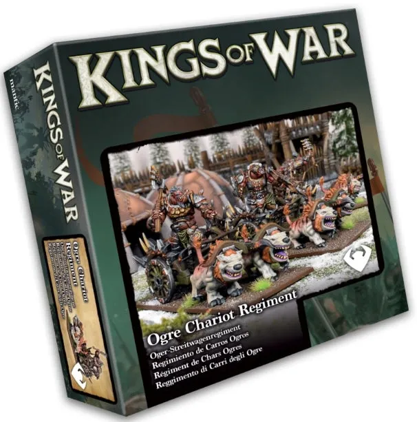Kings of War Ogre Chariots