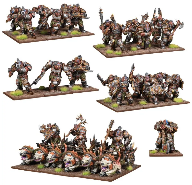 Kings of War Ogre Mega Army 2022