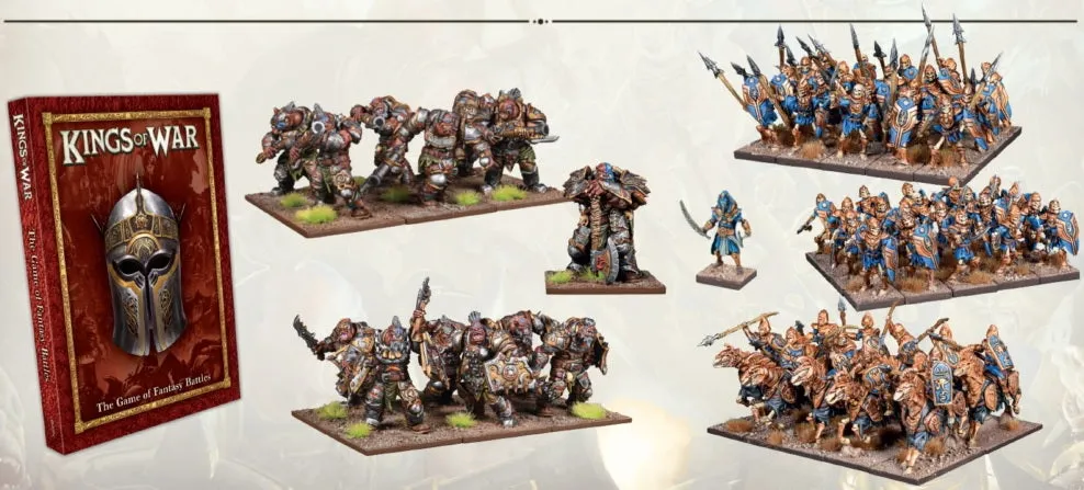 Kings of War Sands of Ahmun 2 player starter set