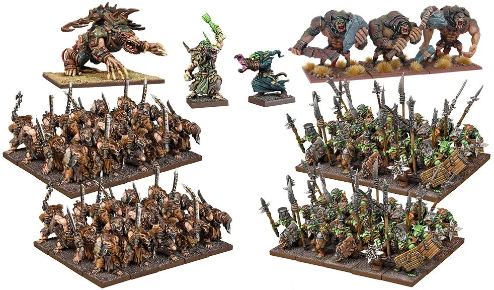 Kings of War Two Player Starter War in the Holds - Updated with New Gamers Edition Book