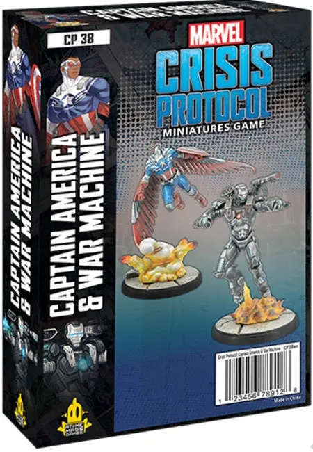 Marvel Crisis Protocol Captain America and War Machine
