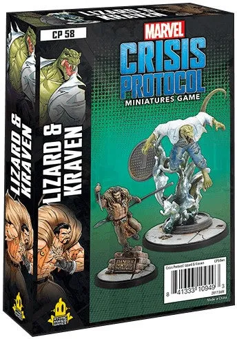 Marvel Crisis Protocol Lizard and Kraven