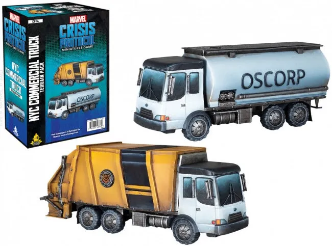 Marvel Crisis Protocol NYC Commercial Truck Terrain Pack