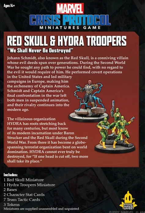 Marvel Crisis Protocol Red Skull & Hydra Troops
