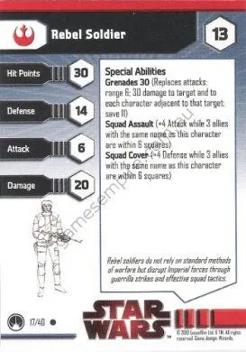 Masters of the Force 17 Rebel Soldier