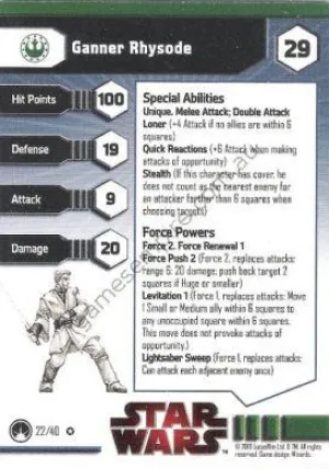 Masters of the Force 22 Ganner Rhysode
