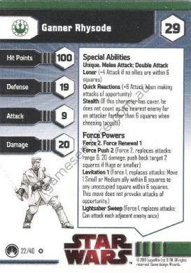Masters of the Force 22 Ganner Rhysode