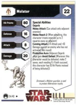 Masters of the Force 34 Molator