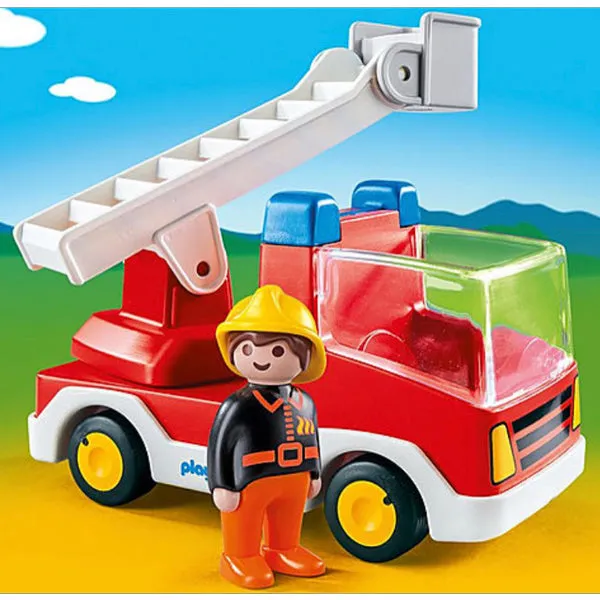Playmobil 123 Firetruck Ladder Unit (18mo )