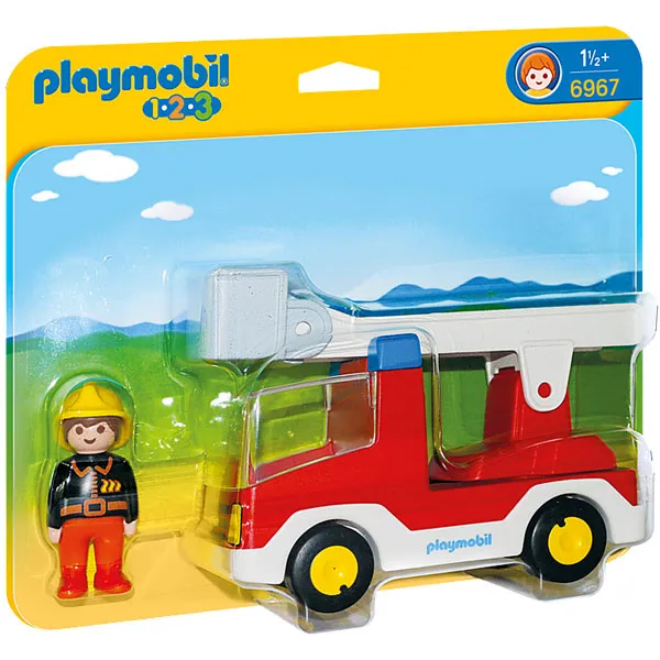 Playmobil 123 Firetruck Ladder Unit (18mo )