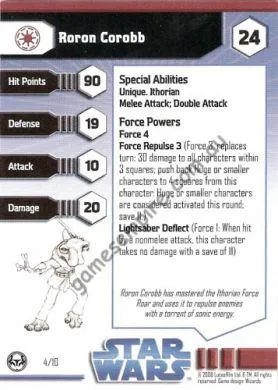 Star Wars Miniatures 04 Roron Corobb
