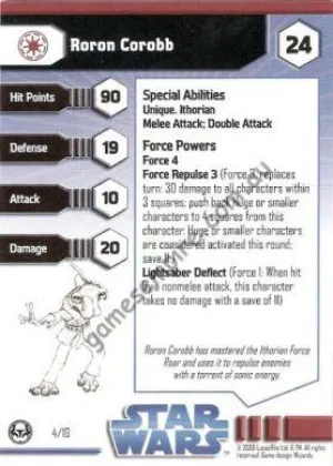 Star Wars Miniatures 04 Roron Corobb