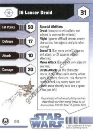 Star Wars Miniatures 08 IG Lancer Droid