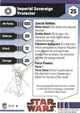 Star Wars Miniatures The Dark Times 20 Imperial Sovereign Protector