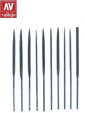 Vallejo Hobby Tools Budget needle file set (10)