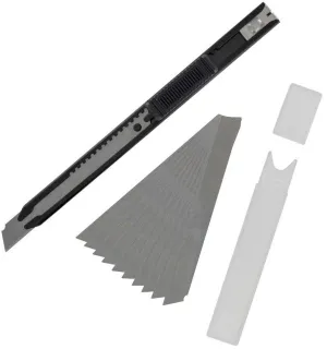 Vallejo Hobby Tools Slim Snap-Off Knife & 10 Blades