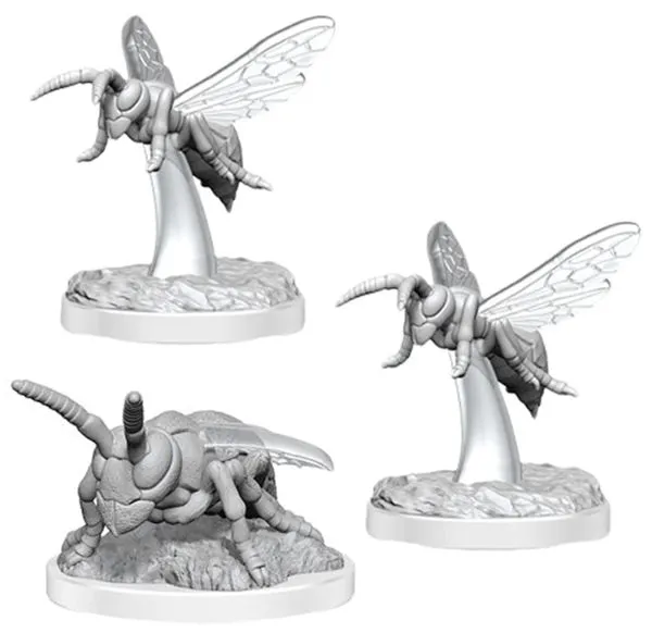 Wizkids Deep Cuts Unpainted Miniatures Murder Hornets